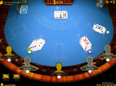 Online black jack game